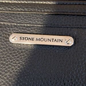 Stone Mountain Black Leather Accessory